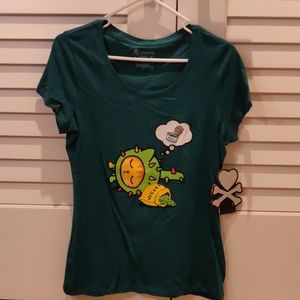 Tokidoki Green Catnip Cactus Cat T-shirt - Large